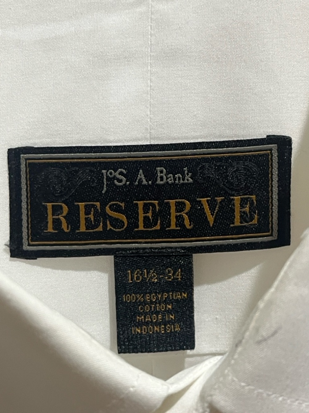 Jos. A. Bank White Pleated-Front Dress Shirt - Picture 2 of 3